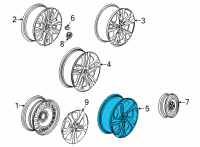 OEM Chevrolet Trailblazer Wheel, Alloy Diagram - 42506149