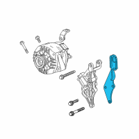OEM Saturn Relay Bracket-Engine Lift Front Diagram - 12570319