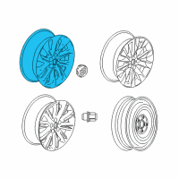 OEM Buick Envision Wheel, Alloy Diagram - 84193511