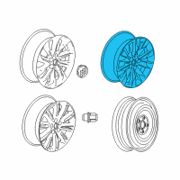 OEM Buick Envision Wheel, Alloy Diagram - 22875502