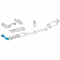 OEM Buick Park Avenue Exhaust Manifold Pipe Assembly Diagram - 24508112