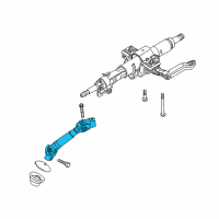 OEM Saturn Intermediate Steering Shaft Assembly Diagram - 9223059