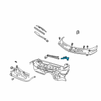 OEM Chevrolet Camaro Transmission Asm-Windshield Wiper Diagram - 10289727