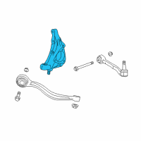 OEM Cadillac CTS Knuckle Diagram - 22739650
