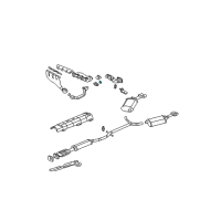 OEM Buick LaCrosse Cross Over Seal Diagram - 1647558