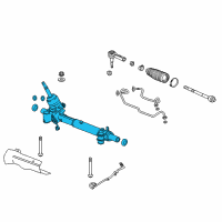 OEM Cadillac XTS Gear Asm, Hydraulic R/Pinion Steering Diagram - 19330583