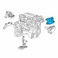 OEM Chevrolet Sonic Mount Asm-Engine Diagram - 94534037
