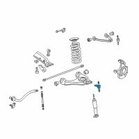 OEM Chevrolet Avalanche 1500 Lower Ball Joint Diagram - 15750786