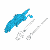 OEM Cadillac CTS Column Assembly Diagram - 20964383