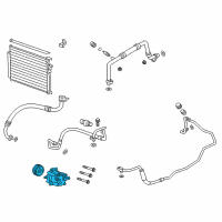 OEM Chevrolet Captiva Sport Compressor Assembly Diagram - 84254641