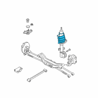 OEM Buick LaCrosse Rear Spring Assembly (Rh Proc) Diagram - 10415624