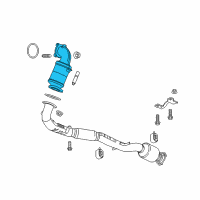 OEM Buick Catalytic Converter Diagram - 12660225