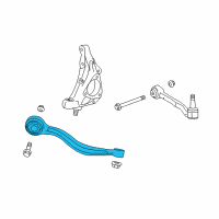 OEM Cadillac ATS Front Lower Control Arm Diagram - 22981335