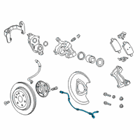 OEM Buick LaCrosse ABS Sensor Diagram - 42798613