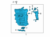 OEM Chevrolet Silverado 3500 HD Composite Assembly Diagram - 84738618