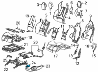 OEM Chevrolet Corvette Seat Switch Diagram - 84559418