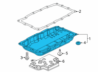OEM Chevrolet PAN ASM-A/TRNS FLUID Diagram - 24293672