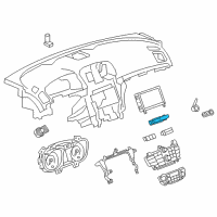 OEM Buick Hazard Switch Diagram - 13328551
