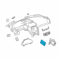 OEM Chevrolet Captiva Sport Module Diagram - 22915542