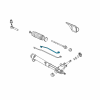 OEM Saturn Pipe Kit, Steering Gear Light Diagram - 88963469