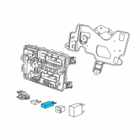 OEM Chevrolet Camaro Breaker Asm, Circuit (Mini 25Amp Non-Cycling) Diagram - 12182116