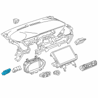 OEM Chevrolet Bolt EV Hazard Switch Diagram - 95429963