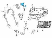 OEM Cadillac Escalade Crankshaft Sensor Diagram - 12667201