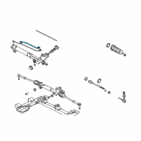 OEM Oldsmobile Intrigue Pipe Kit, Steering Gear(Short) Diagram - 26065126