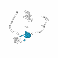 OEM Chevrolet Air Injection Reactor Pump Diagram - 12600828