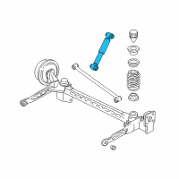 OEM Buick Terraza Rear Shock Absorber Assembly Diagram - 15943270