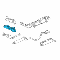 OEM Chevrolet Cobalt Engine Exhaust Manifold Diagram - 12581284