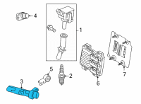 OEM Chevrolet Trax Crankshaft Sensor Diagram - 12662533
