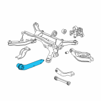 OEM Pontiac Torrent Rear Suspension Trailing Arm Assembly Diagram - 20792698