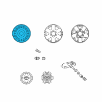 OEM Wheel, Steel Diagram - 42611-35330