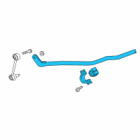 OEM Buick LaCrosse Stabilizer Bar Diagram - 84119839