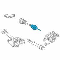 OEM Chevrolet Astro Boot Kit, Front Wheel Drive Shaft Cv Joint Diagram - 26059670