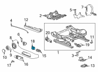 OEM Chevrolet Impala Lumbar Switch Diagram - 84445926