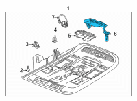OEM Chevrolet Suburban Antitheft Module Diagram - 23298802