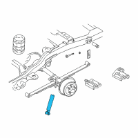 OEM Chevrolet Blazer Rear Shock Absorber Kit Diagram - 12474692