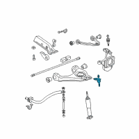 OEM Chevrolet Avalanche 1500 Lower Ball Joint Diagram - 12475478