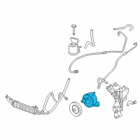 OEM Chevrolet Express 3500 Power Steering Pump Diagram - 84208307