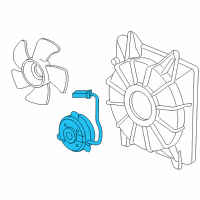 OEM Motor, Cooling Fan Diagram - 19030-RZA-A01
