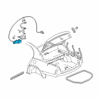 OEM Buick Actuator Diagram - 16640853