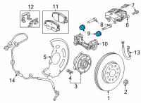 OEM Buick Caliper Seal Diagram - 13507577