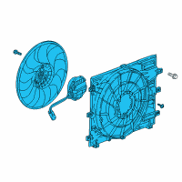 OEM GMC Terrain Fan Module Diagram - 84221606
