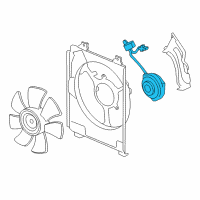 OEM Motor, Cooling Fan Diagram - 38616-RNA-A01