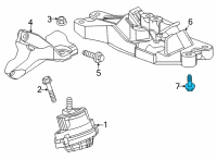 OEM Chevrolet Equinox Bracket Bolt Diagram - 11588741