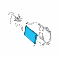 OEM GMC Savana 3500 Radiator Assembly *Marked Print Diagram - 15766917