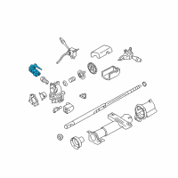 OEM Chevrolet Cavalier Cylinder & Keys Diagram - 25832353