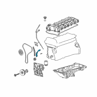 OEM GMC Canyon Timing Chain Guide Diagram - 12575159